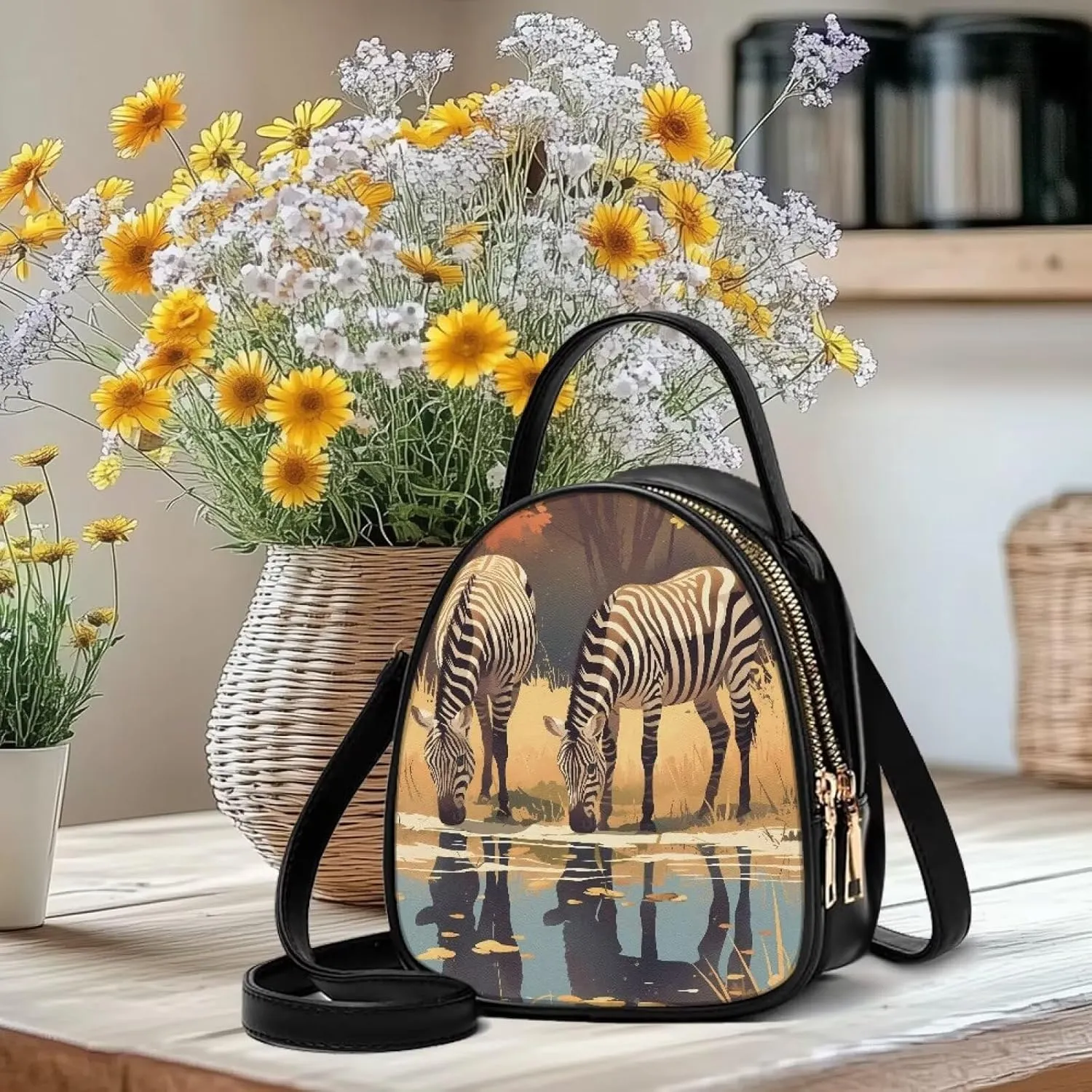 Small Crossbody Phone Bag for Women PU Leather Cross Body Purses, Small Messenger Handbag Wallet for Travel Casual