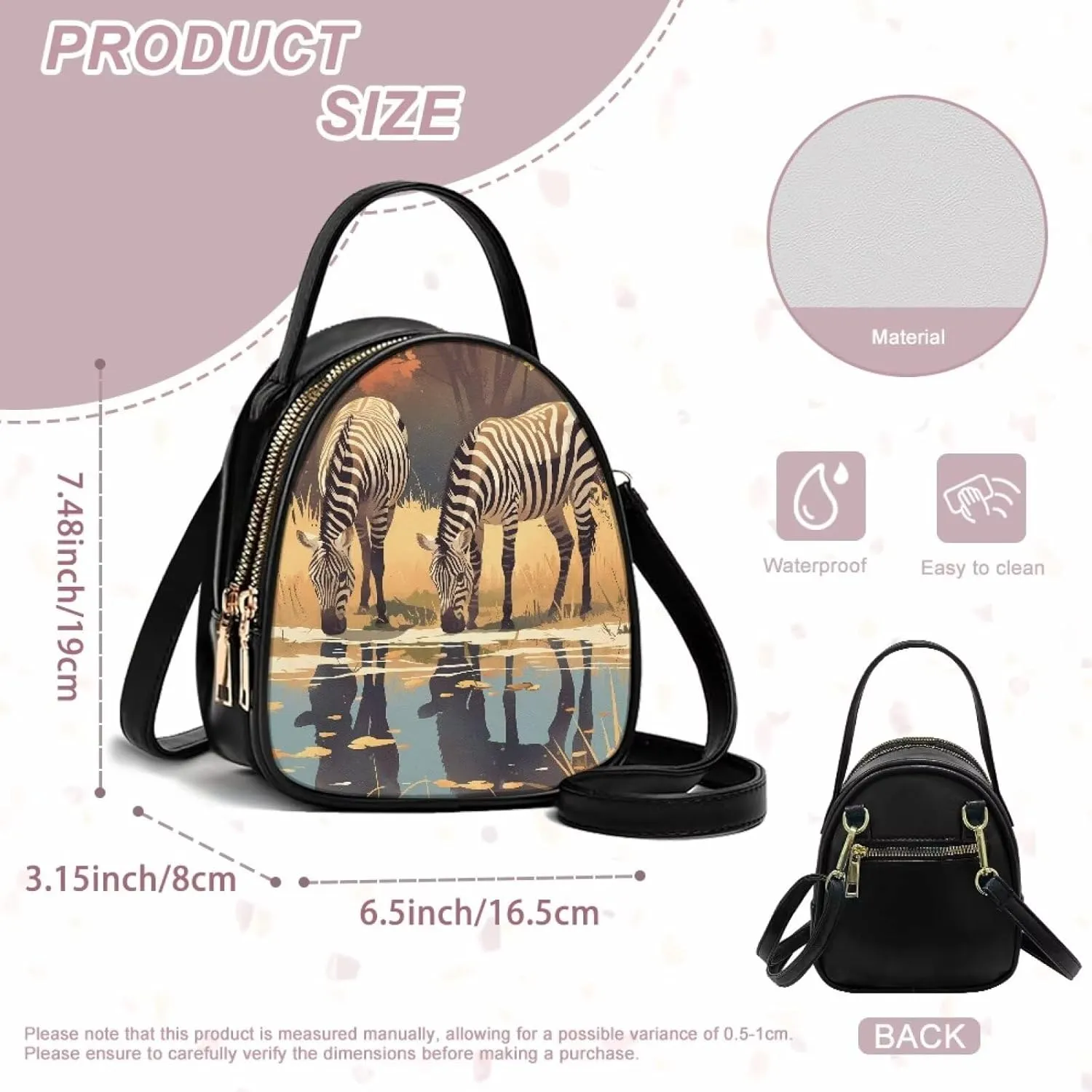 Small Crossbody Phone Bag for Women PU Leather Cross Body Purses, Small Messenger Handbag Wallet for Travel Casual