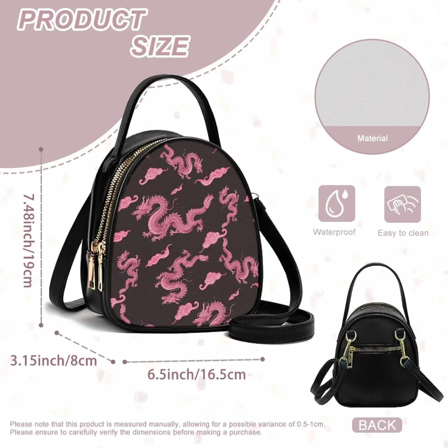 Small Crossbody Phone Bag for Women PU Leather Cross Body Purses, Small Messenger Handbag Wallet for Travel Casual