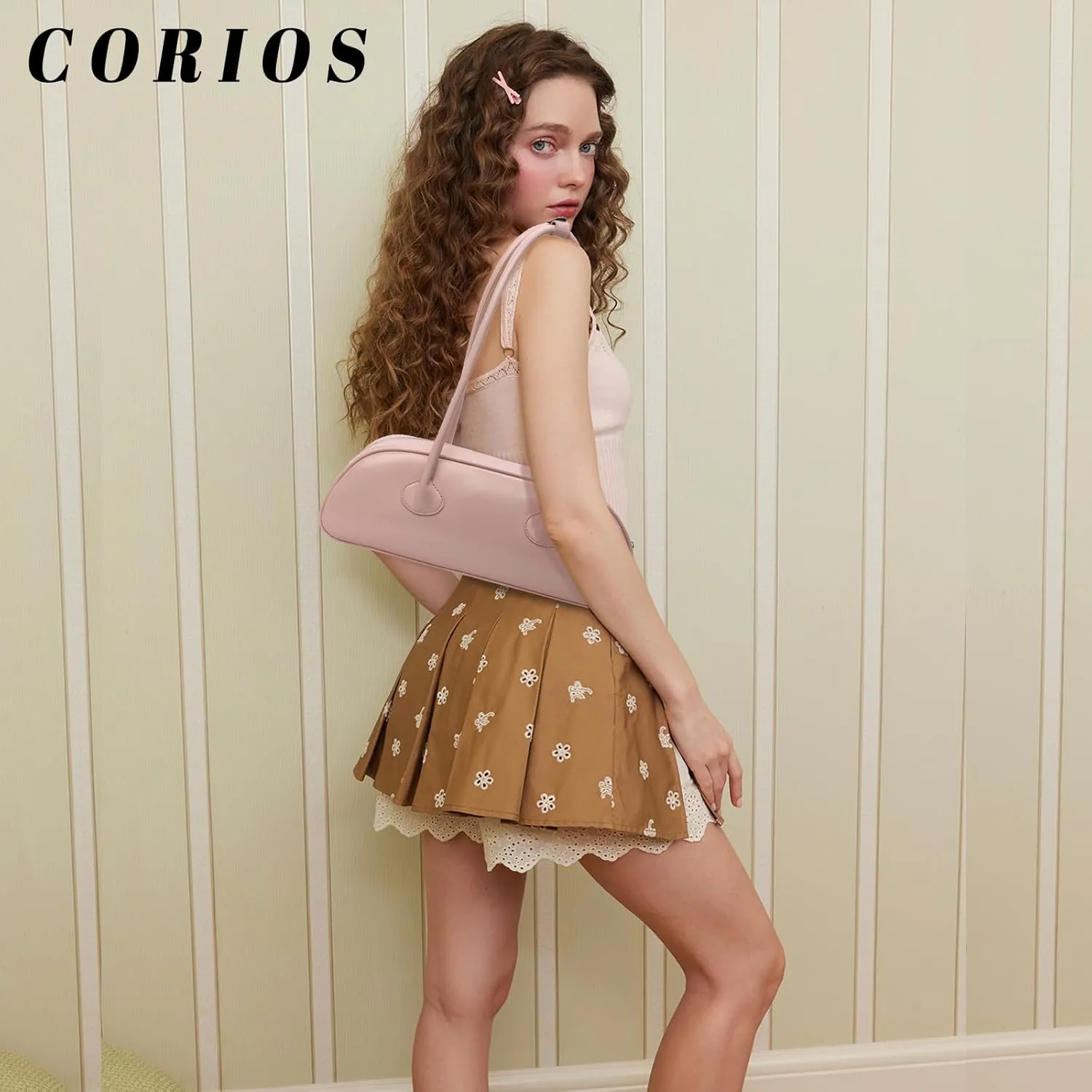 Small Handbag for Women - PU Leather Shoulder Bag with Top Handle - Waterproof Fashion Hobo Bag