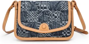 Small Jean Demi Purse Denim Crossbody Bags for Women Denim Handbag Cross Body Shoulder Bags Design for Woman