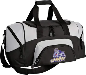 SMALL JMU Duffel Bag James Madison University Gym Bags or Carryon Suitcase