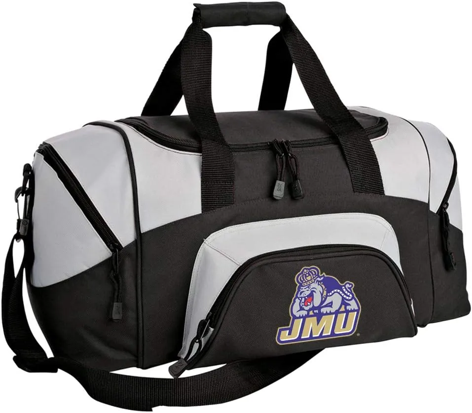 SMALL JMU Duffel Bag James Madison University Gym Bags or Carryon Suitcase