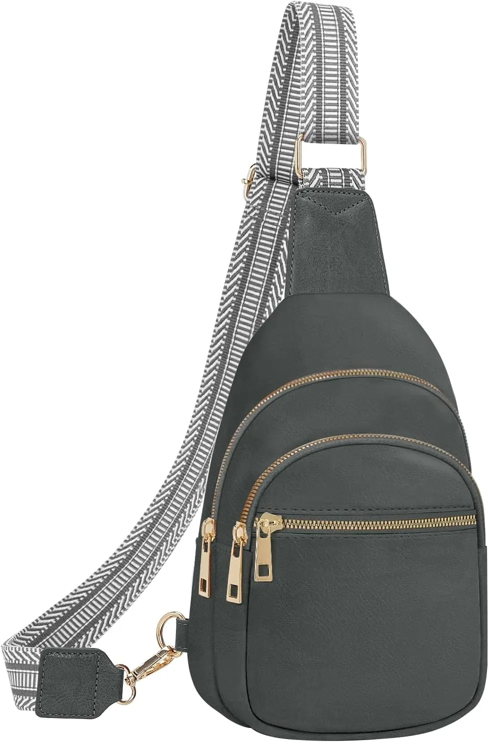 Small Leather Sling Bags for Women Fashion Crossbody Backpack Purse Sling Crossbody Bgas