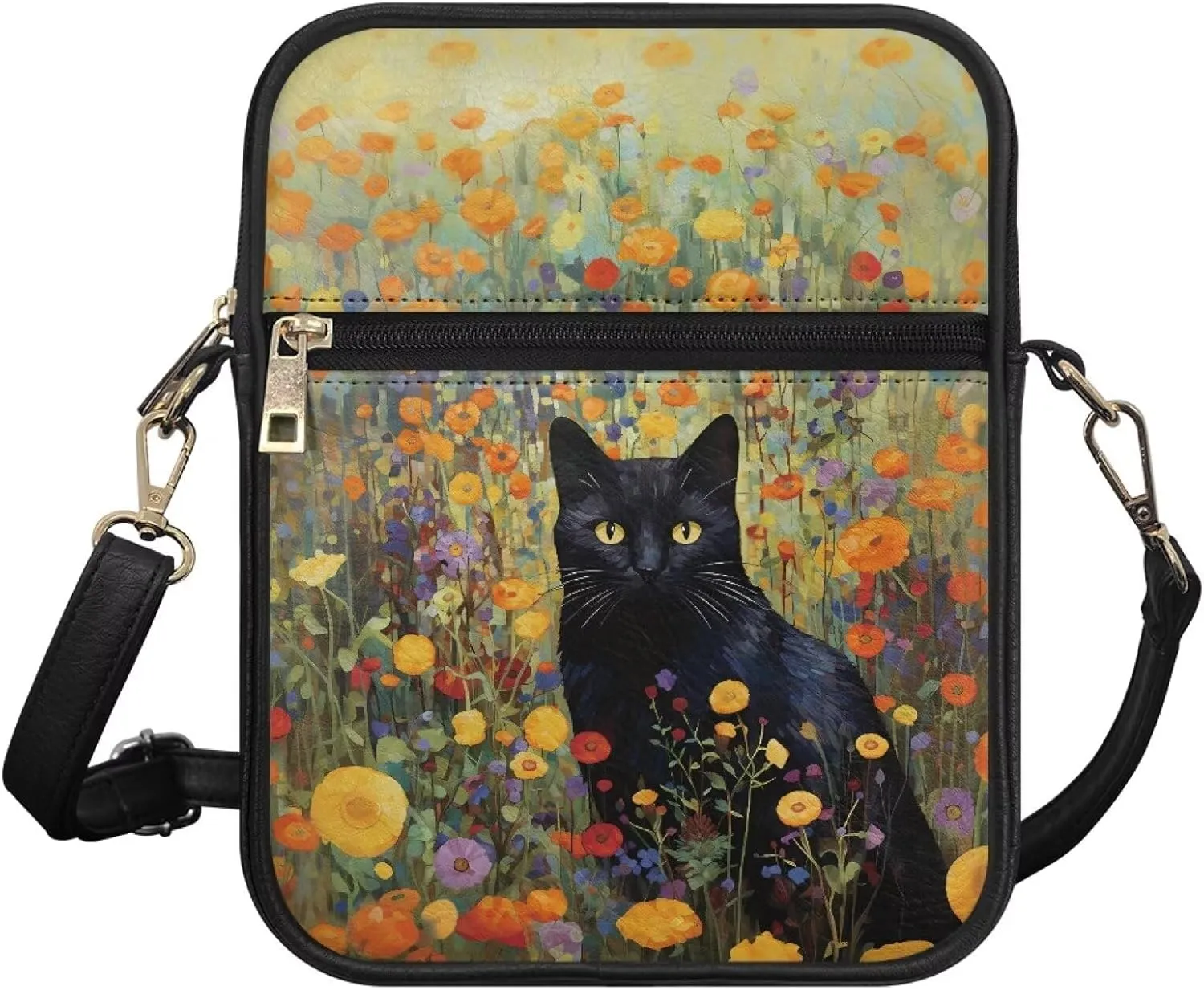 Small Messenger Bag with Adjustable Strap for Women Travel Hiking