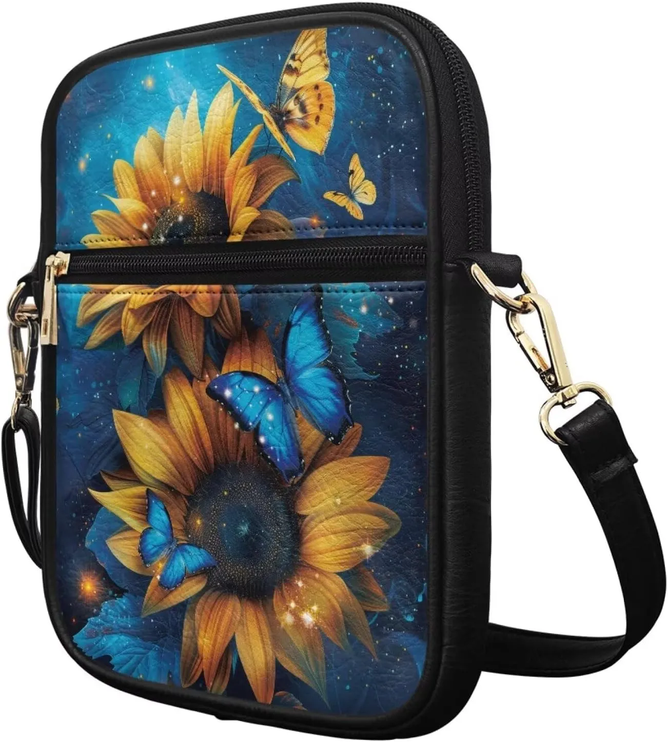 Small Messenger Bag with Adjustable Strap for Women Travel Hiking
