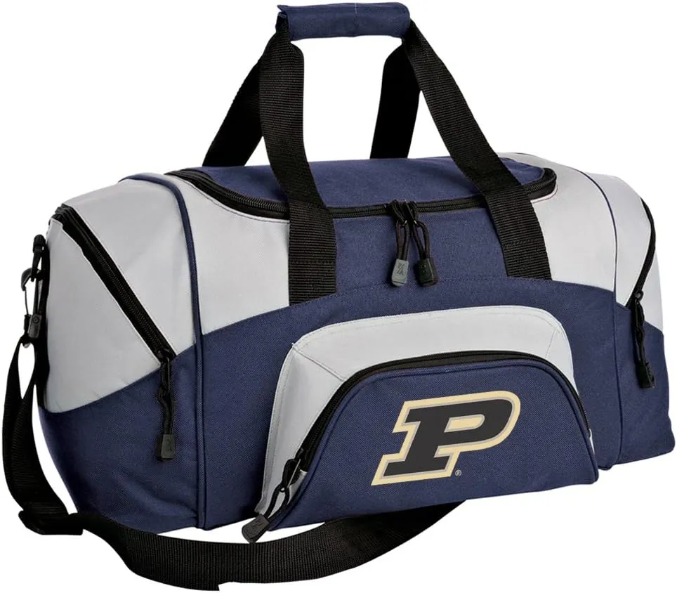 SMALL Purdue University Gym Bag Deluxe Purdue Travel Duffel Bag Carryon