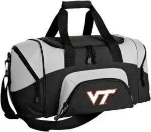SMALL Virginia Tech Duffel Bag Virginia Tech Hokies Gym Bags or Suitcase