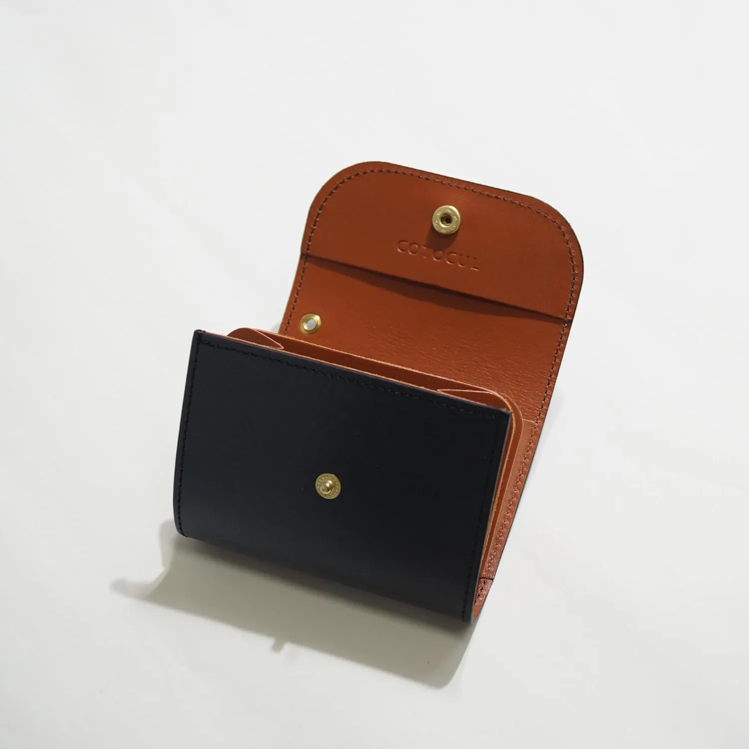 Small Wallet Japanese traditional genuine leather Gradient Dyeing - for Men & Women Minimalist Slim Card holder Coin purse Made In Kyoto,Japan (Green)