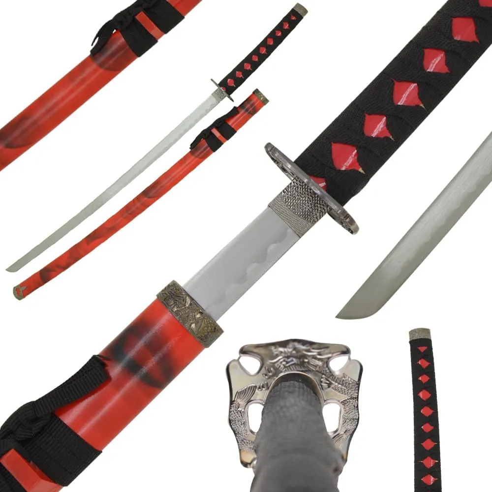 Snake Eye Tactical Two Tone Samurai-Katana Sword w/Free Sword Stand
