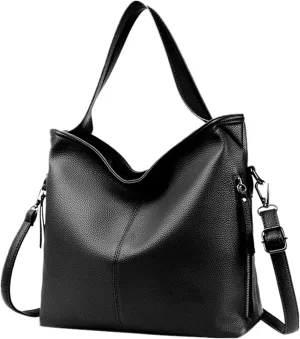 Soft Leather Handbags for Women Crossbody Purses Multi Pockets Messenger Bag Ladies Shoulder Vegan Fashion Leather Tote Bag