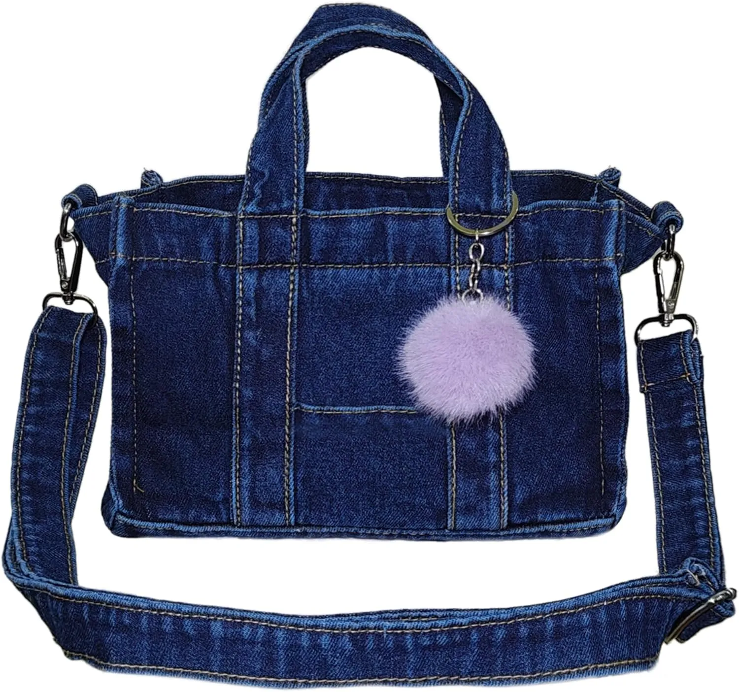SoonerCozer Crossbody Denim Purse Fashion Small Hobo Bag Stylish Handbag Tote Bag for Women