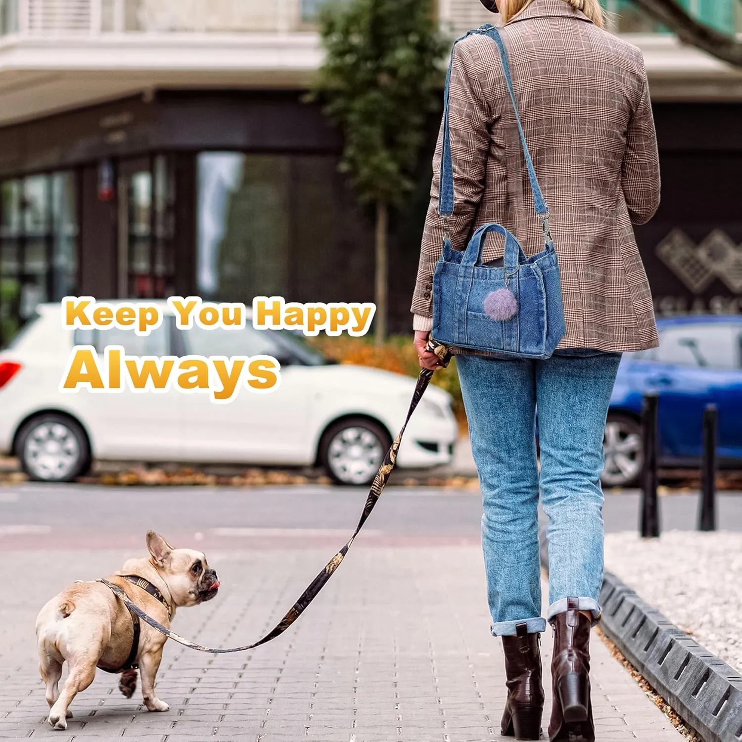 SoonerCozer Crossbody Denim Purse Fashion Small Hobo Bag Stylish Handbag Tote Bag for Women