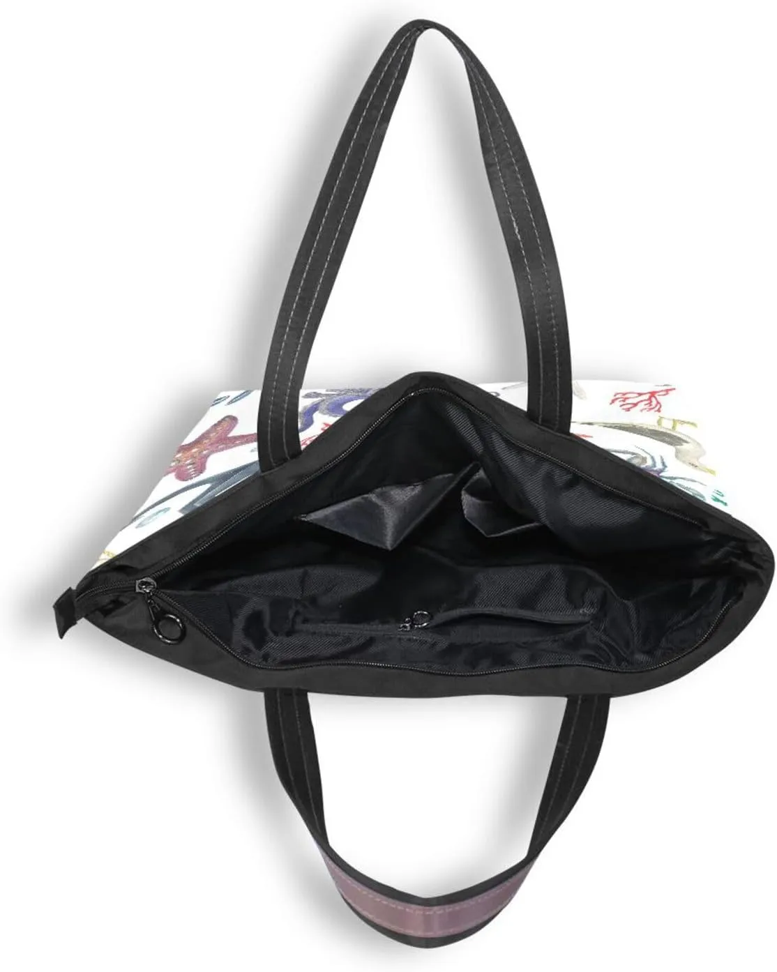 Spacious Ladies Work Bag Organizer Zippered Tote Water-Resistant Shoulder Handbag for Office & Travel