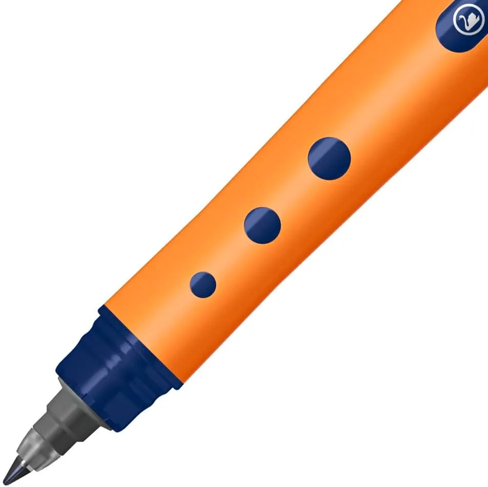 Stabilo Bionic Worker Rollerball Pen Soft Grip Medium 0.8mm Tip 0.6mm Line Blue Ref 2018-41 [Pack of 10]