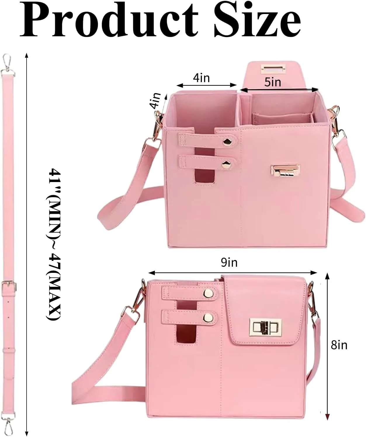 Stanley Cup Purse - Waterproof Crossbody Bag, Adjustable Strap, Multifunctional Backpack