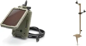 Stealth Cam 5,000 MAH Solar Power Panel & Camera/Solar PAK MOUNTING Post