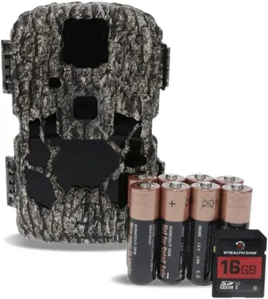 Stealth Cam Prevue 26 Hunting 26 MP & 720P Video Trail Camera with 2.4" Color TFT Screen, 80ft Detection & IR Range - Combo Available