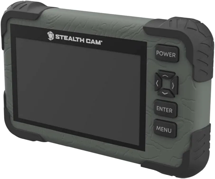 Stealth Cam SD Card Reader/Photo & HD Video 1080P Viewer | Durable Water-Resistant Housing | 4.3" Color LCD Screen | Wrist Lanyard