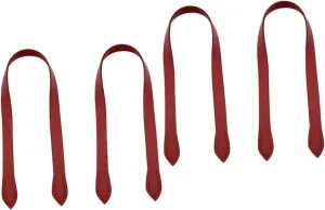 STOBOK Sets Elegant Tote Bag Strap Bag Handle for Women Leather Replacing Strap Wrist for Red Simulated Leather Pcs