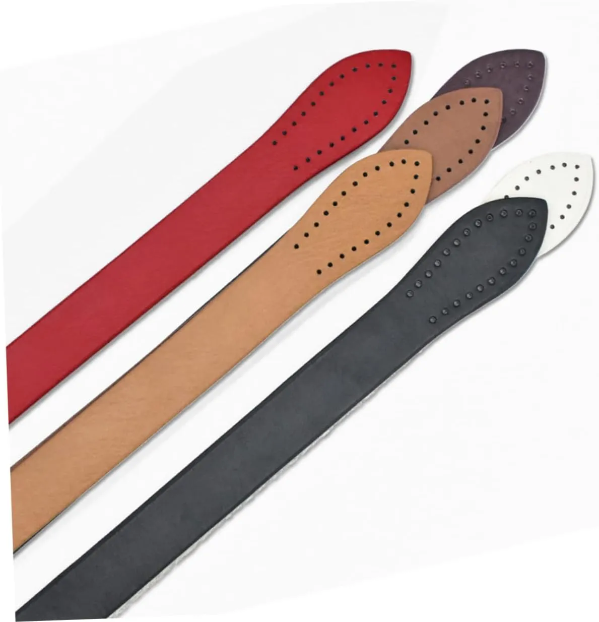 STOBOK Sets Elegant Tote Bag Strap Bag Handle for Women Leather Replacing Strap Wrist for Red Simulated Leather Pcs
