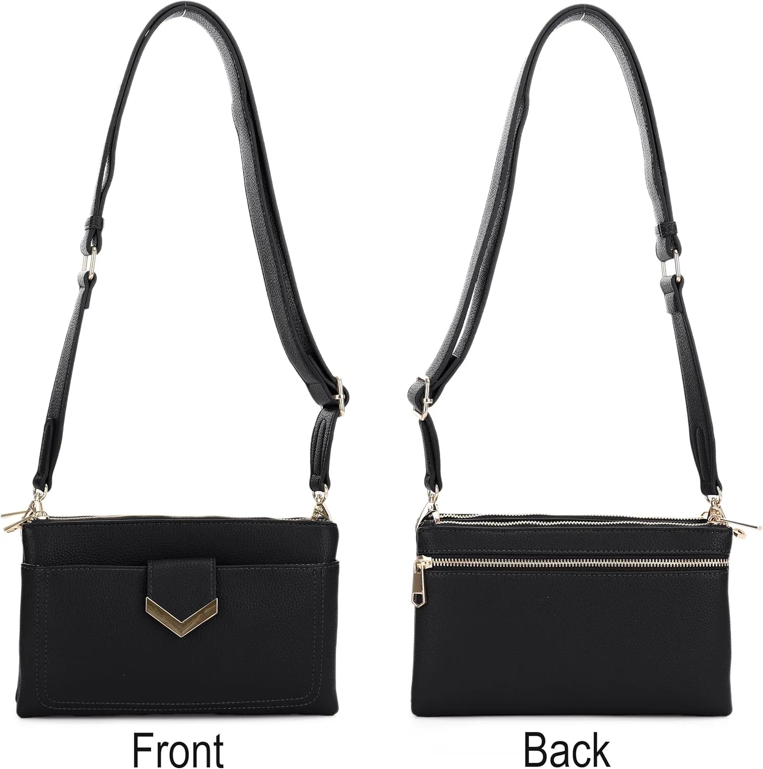 Stylish Multi-Compartment Crossbody Bag – Perfect for Travel, Work, Daily Use, with Adjustable Strap & Secure Storage