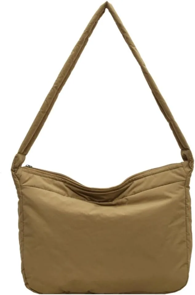 Stylish Nylon Shoulder Bag for Women Large Crossbody Bags with Adjustable Strap