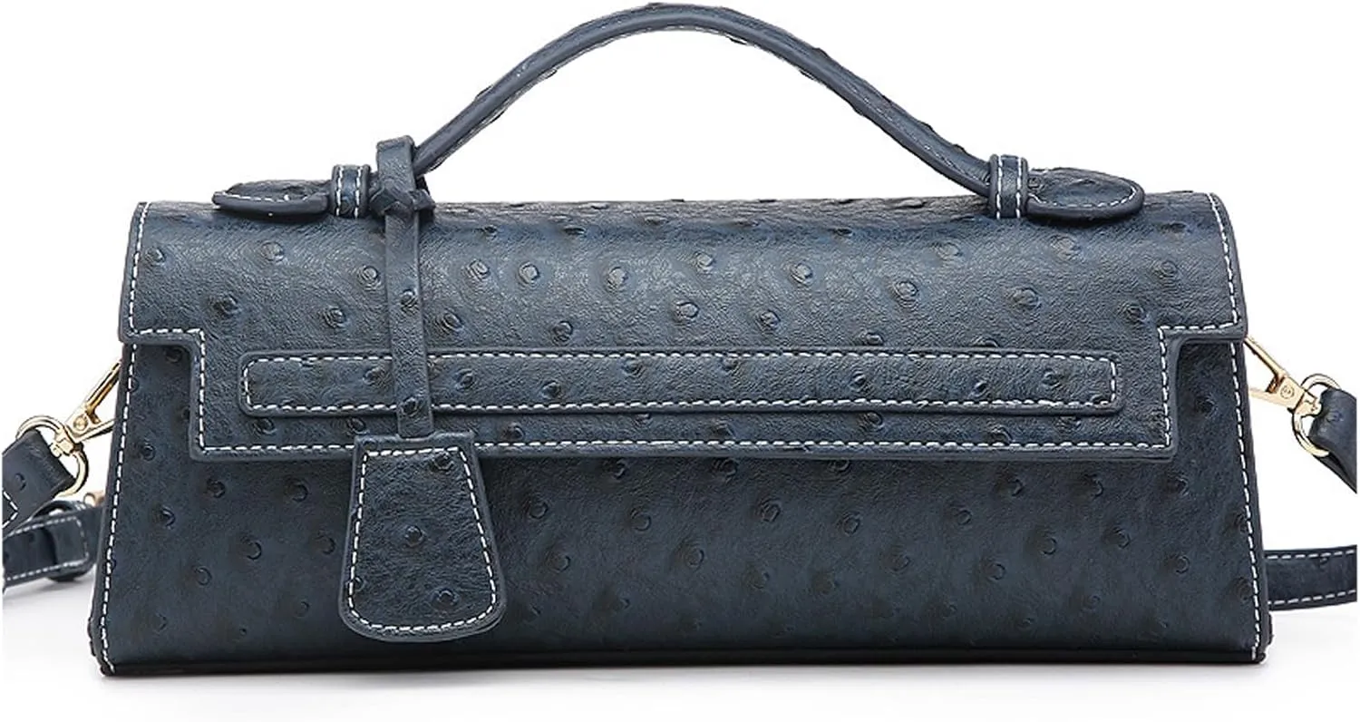 Stylish Ostrich Pattern Women’s Crossbody Handbags - Trendy clutch purses for women formal, Ideal for Daily Use