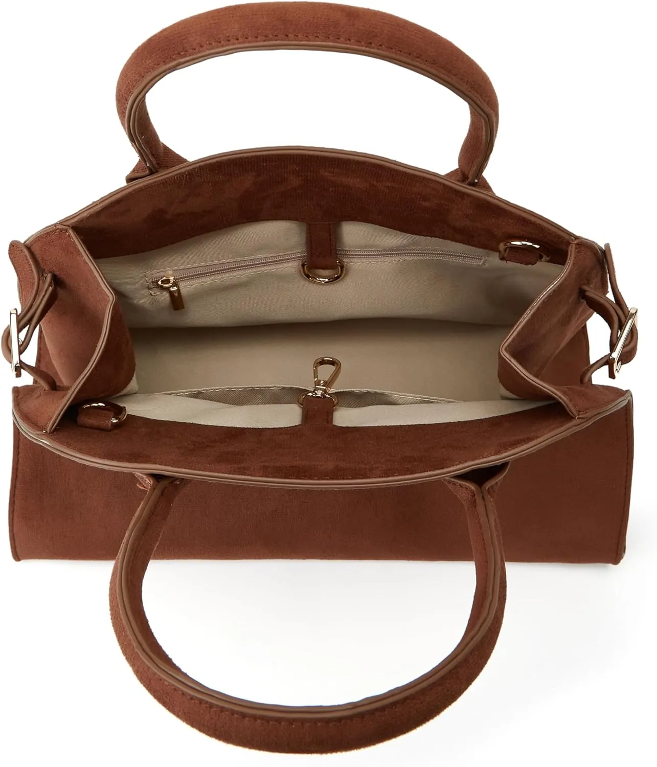 Suede Large Tote Bag for Women Leather Bag Retro Purses Crossbody Bag Trendy Handbag Work Bag 2024