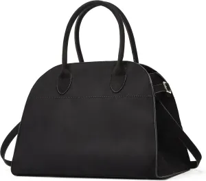Suede Large Tote Bag for Women Leather Bag Retro Purses Crossbody Bag Trendy Handbag Work Bag 2024