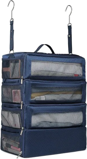Suitcase Organizer Travel Bags Organizer for Luggage Compression Hanging Packing Cubes for Travel Carry on Closet (Bag Only)