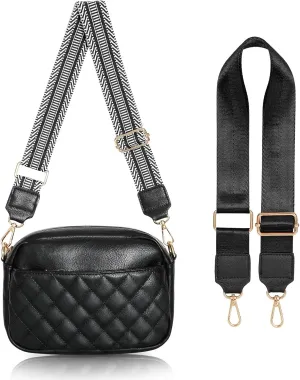 SUOSDEY Crossbody Bags for Women, Leather Shoulder Purse and Handbags with Adjustable Strap