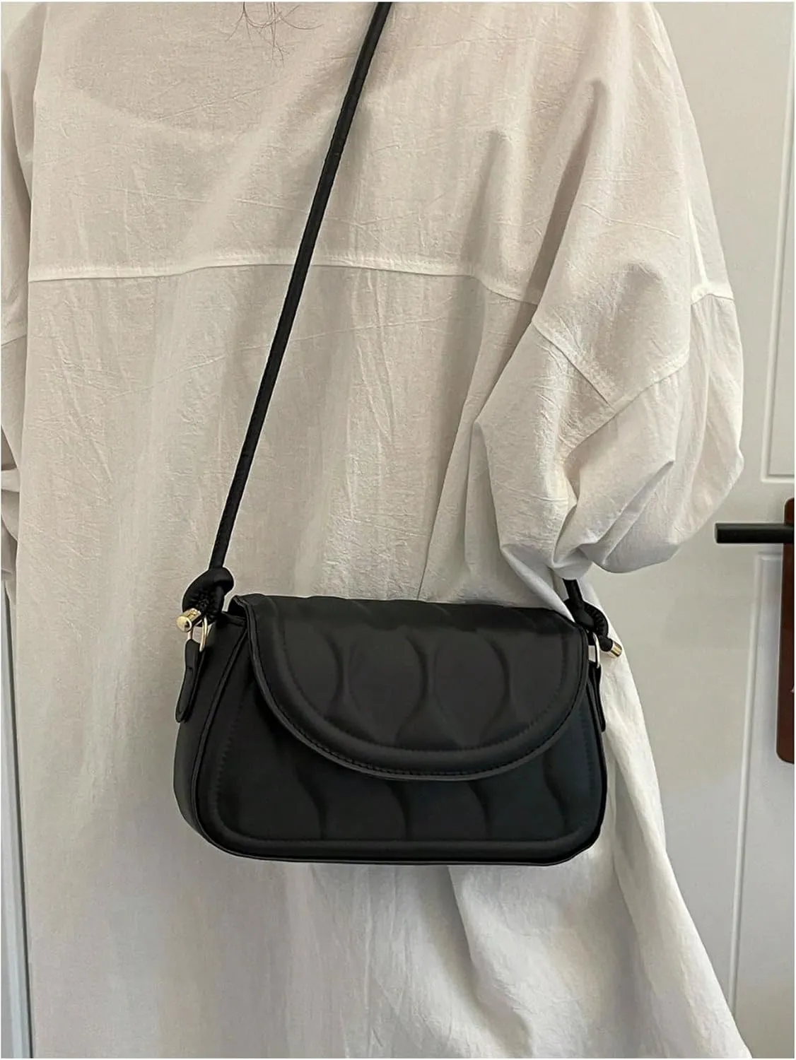 SweatyRocks Textured Flap Clutch Purses for Women Leather Underarm Shoulder Bag