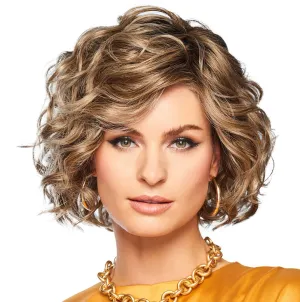 Sweet Talk Luxury Hand-Tied Chin Length Layered Wig by Hairuwear, Average Cap, GL14-16SS Honey Toast