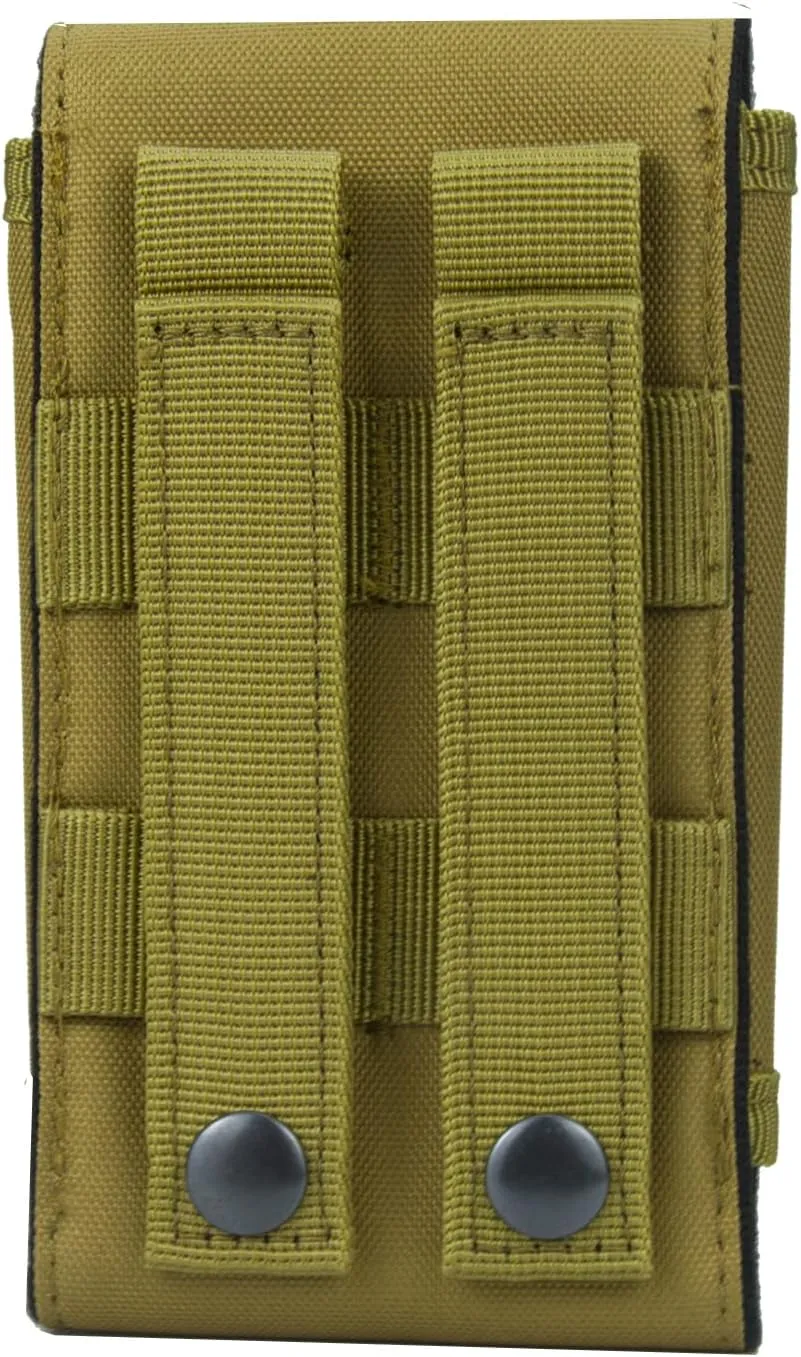 Tactical Phone Pouch with Laser Loop, Tactical Smartphone Holster, Universal Belt Waist Bag,Tactical Cell Phone Holder with US Flag for 4"-7"