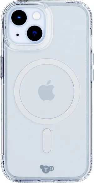 Tech 21 Evo Clear case for iPhone 16e / 15 - Compatible with MagSafe - Impact Protection Case - Clear