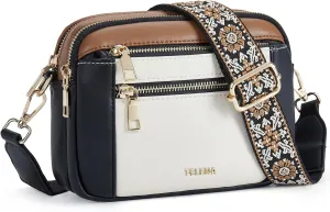 Telena Crossbody Purse for Women Small Crossbody Bags Trendy Vegan Leather with Adjustable Shoulder Strap