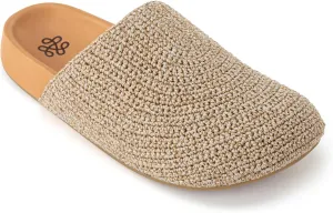 The Sak Bolinas Clog in Crochet and Leather, Slip On Entry