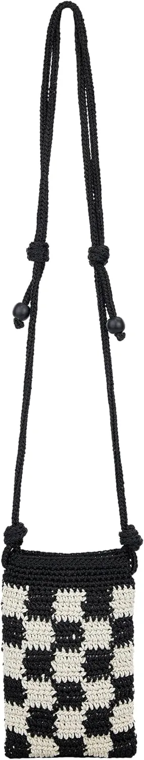 The Sak Josie Mini Crossbody in Crochet with Adjustable Strap