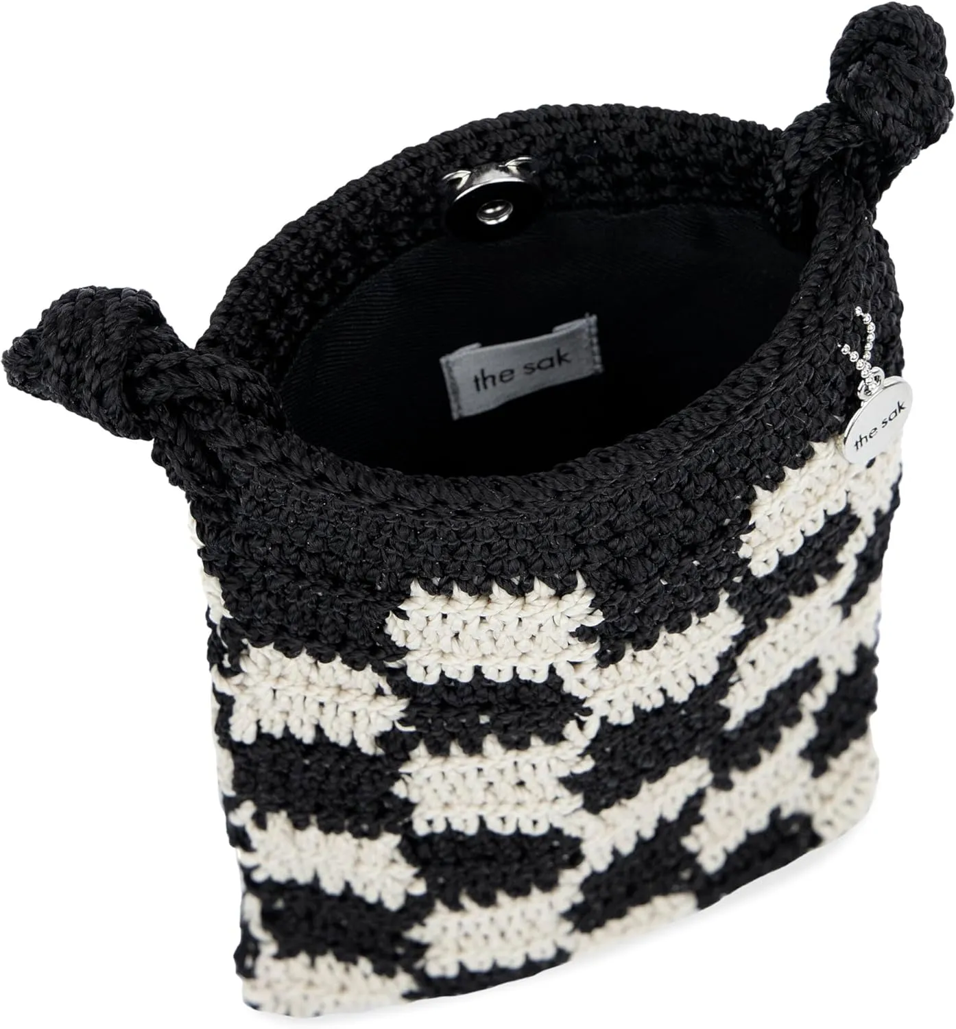 The Sak Josie Mini Crossbody in Crochet with Adjustable Strap