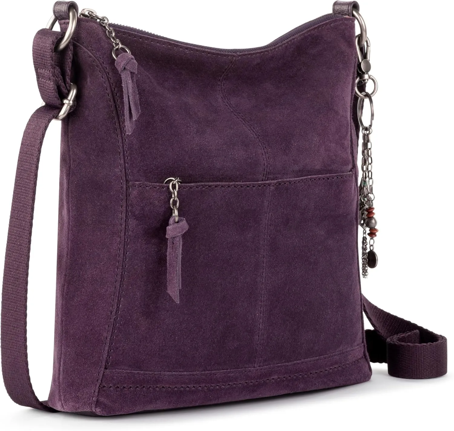 The Sak Lucia Crossbody Bag in Leather, Convertible Purse with Adjustable Strap