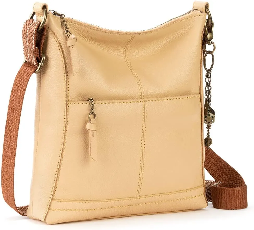 The Sak Lucia Crossbody Bag in Leather, Convertible Purse with Adjustable Strap