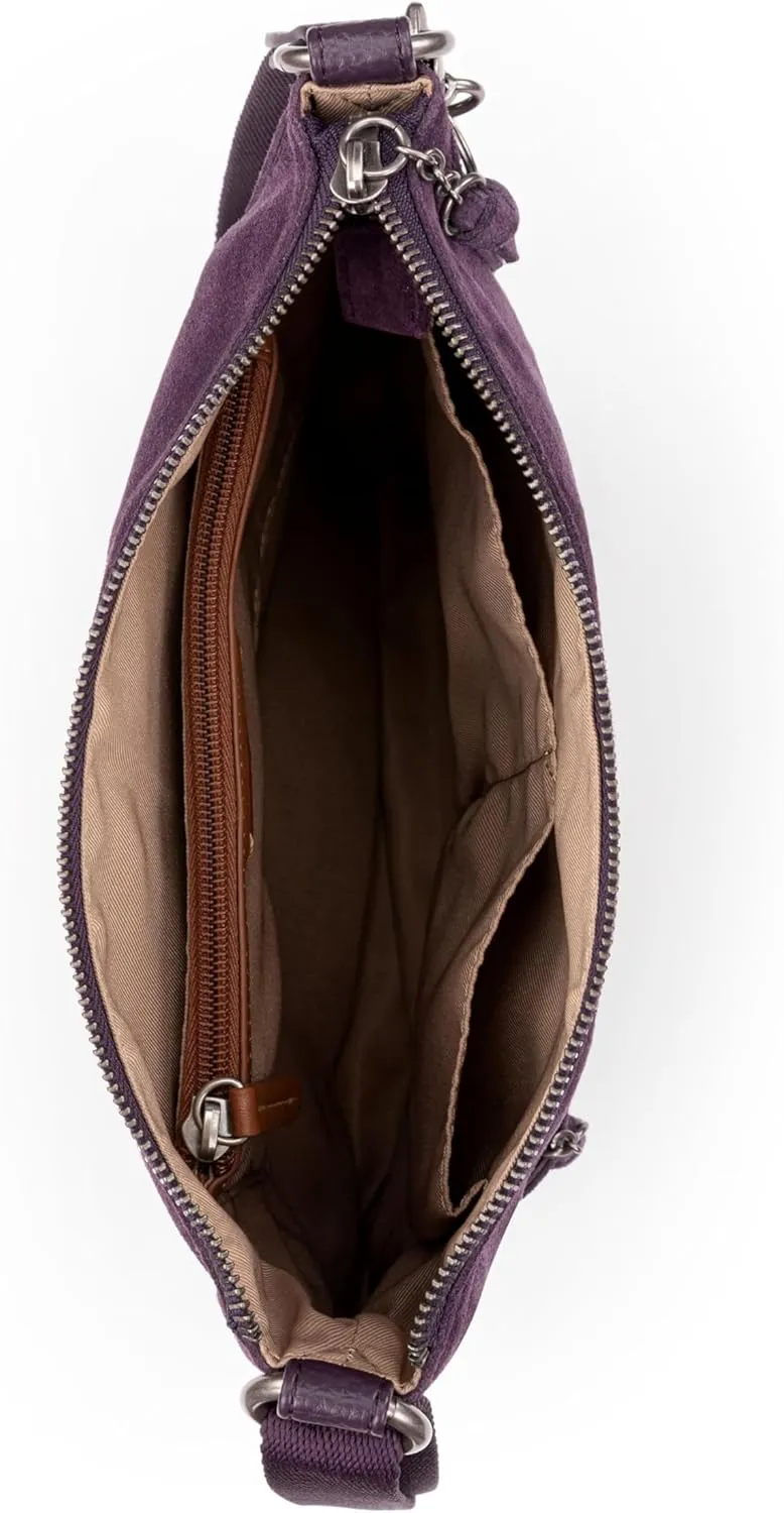 The Sak Lucia Crossbody Bag in Leather, Convertible Purse with Adjustable Strap
