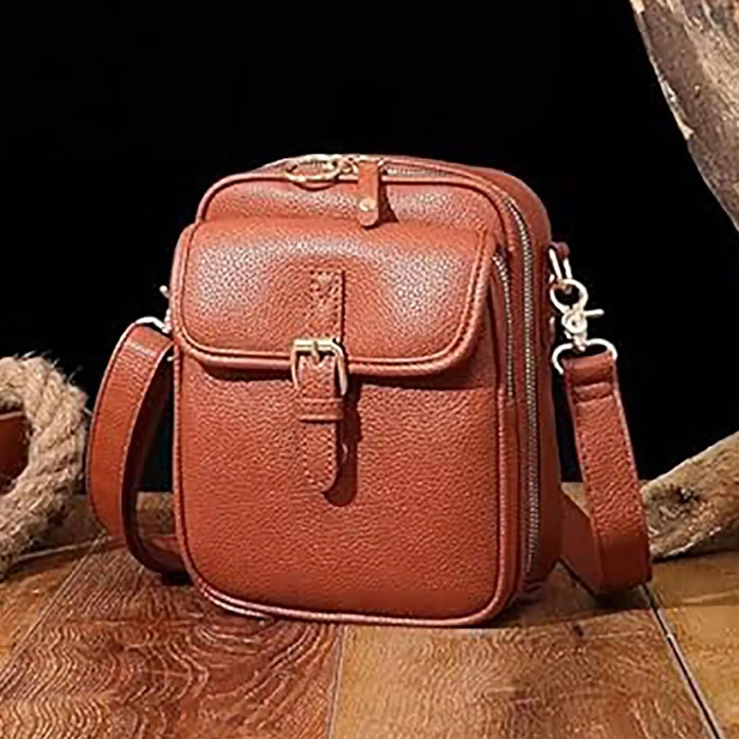Tojoyride Crossbody Bag,Body Shoulder Purse with Card Slots,Vegan Leather Small Messenger Cross Body Purse for women
