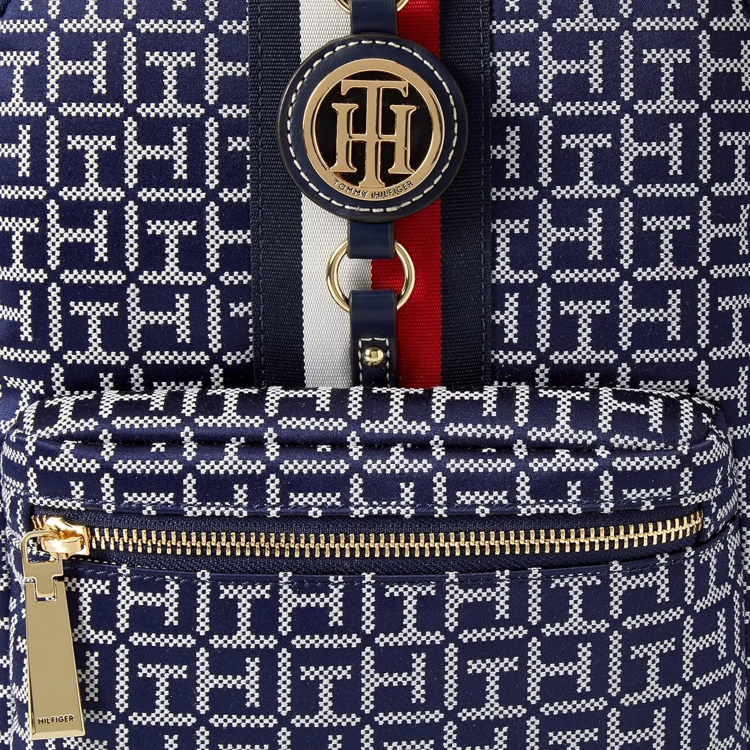 Tommy Hilfiger Womens Jaden Plus BACKPACK, Navy/White