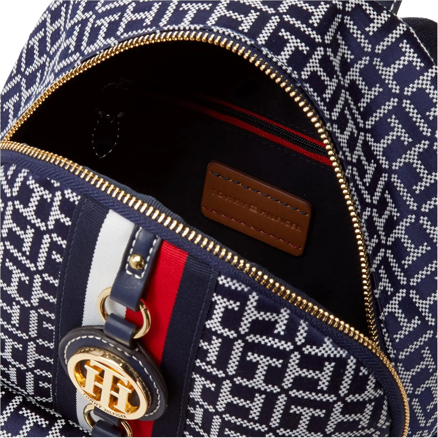Tommy Hilfiger Womens Jaden Plus BACKPACK, Navy/White