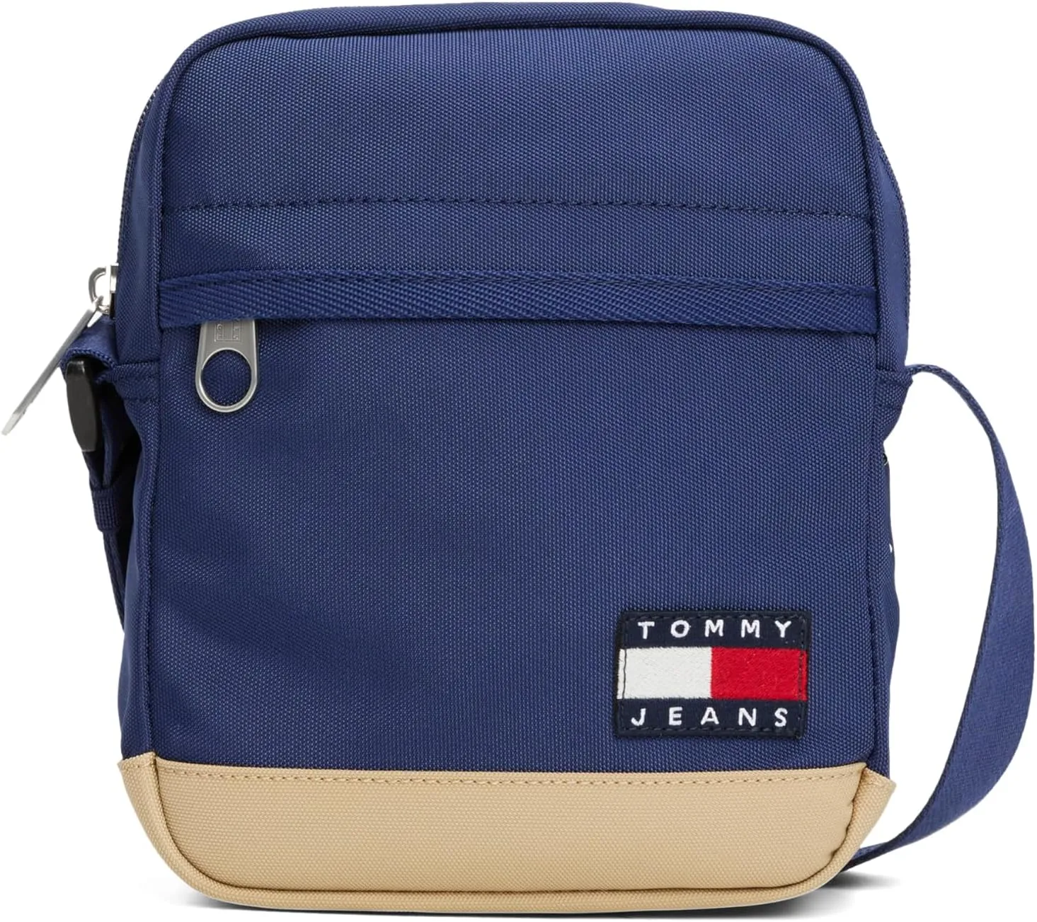 Tommy Jeans Essential Daily Crossbody Bag with Zipper and Adjustable Strap