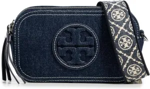 Tory Burch Women's Miller Denim Mini Crossbody Bag