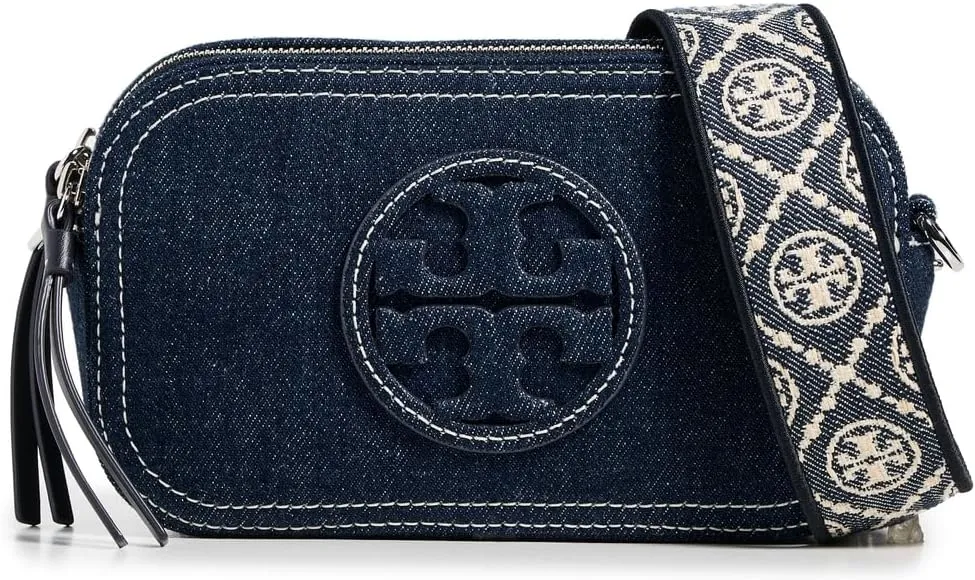 Tory Burch Women's Miller Denim Mini Crossbody Bag