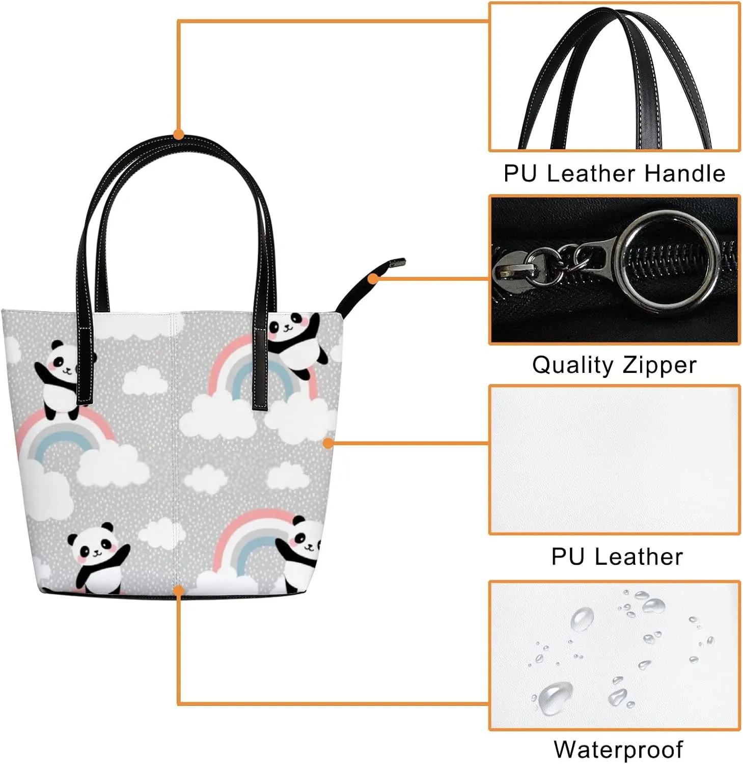 Tote Bag for Women Leather Handbags Women's Crossbody Handbags Work Tote Bags